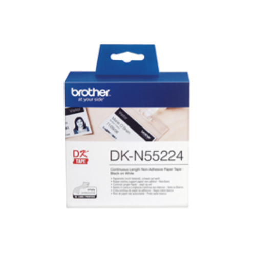 NASTRO NON ADES IN CARTA NERO/BIANCO 54MM - 30.48MT LUNGHEZZA